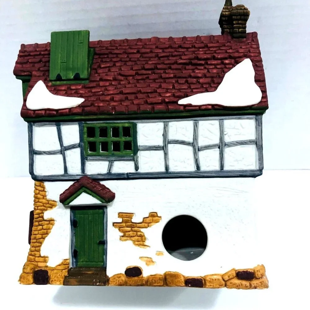 VTG Dept 56 The Mermaid Fish Shoppe Dickens' Village Series 1988 Orig Box 5926-9